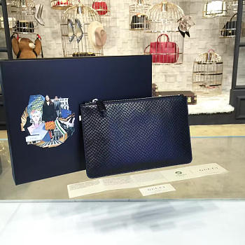Prada Leather Clutch Men's Bag
