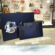 Prada Leather Clutch Men's Bag - 2