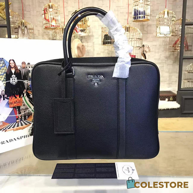 Prada Leather Briefcase 4197 - 1