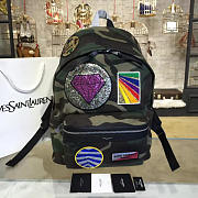 YSL Monogram Backpack Camouflage Diamonds 4794 - 2