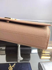 YSL Monogram Kate Clutch Grain De Poudre Embossed Leather 4954 - 5
