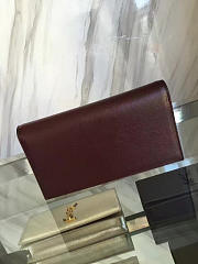 YSL Monogram Kate Clutch Grain De Poudre Embossed Leather 4962 - 6