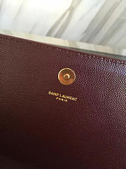 YSL Monogram Kate Clutch Grain De Poudre Embossed Leather 4962 - 2