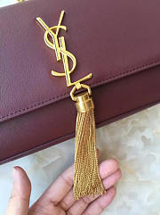 YSL Monogram Kate With Gold Tassel 5058 - 3