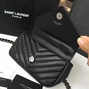 YSL Gold Monogram College Black 5076 - 3