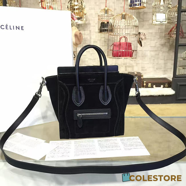 Celine Nano Leather Shoulder Bag Z1021 - 1