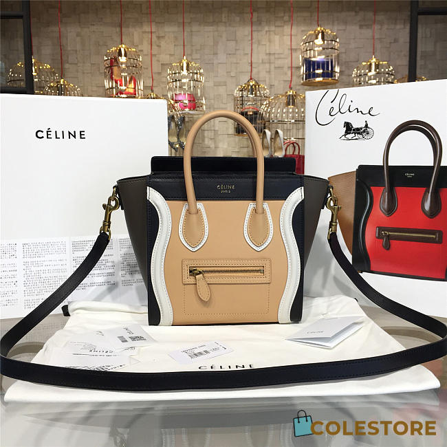 Celine Nano Leather Shoulder Bag Z1024 - 1
