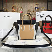 Celine Nano Leather Shoulder Bag Z1024 - 4