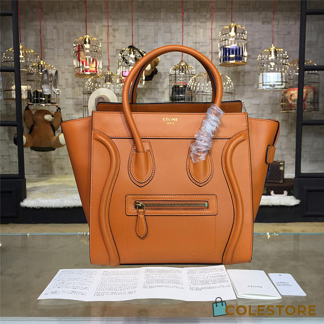 CohotBag celine leather micro luggage z1076 - 1