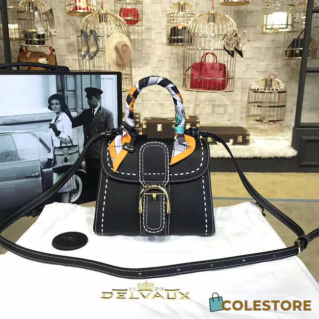 CohotBag delvaux mini brillant satchel black - 1
