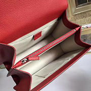 gucci dionysus medium top handle bag red leather CohotBag  - 5