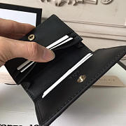 Gucci Signature Wallet In Black 11x2.5x8.5 cm - 6