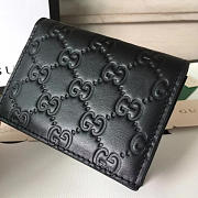 Gucci Signature Wallet In Black 11x2.5x8.5 cm - 3