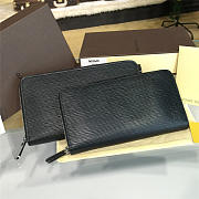 Louis Vuitton Zippy Wallet Black 3171 - 3