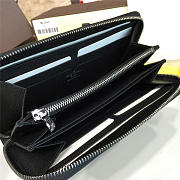 Louis Vuitton Zippy Wallet Black 3171 - 6