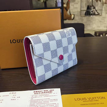 Louis Vuitton Victorine Wallet Damier Azur Canvas 3197