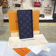 Louis Vuitton Brazza Wallet Monogram Eclipse Canvas M61697  - 4