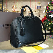 Louis Vuitton Alma Pm Epi Leather Noir M40302 - 5