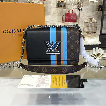 Louis Vuitton Twist Blue MM M3601