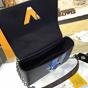 Louis Vuitton Twist Blue MM M3601 - 6