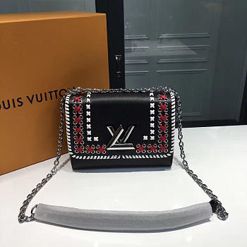 Louis Vuitton Black Twist MM 3736