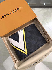 Louis Vuitton Pocket Wallet White Yellow - 2