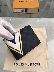 Louis Vuitton Pocket Wallet White Yellow - 3