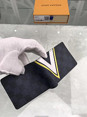 Louis Vuitton Pocket Wallet White Yellow - 5
