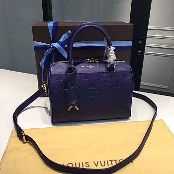 Louis Vuitton Speedy25 Blue 3828