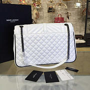 YSL Envelop Satchel Large White 4810 - 4