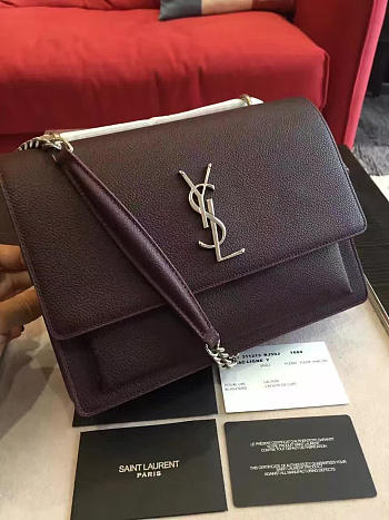 YSL Sunset Monogram Medium Grained Leather 4837