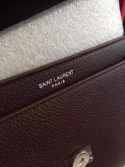 YSL Sunset Monogram Medium Grained Leather 4837 - 5