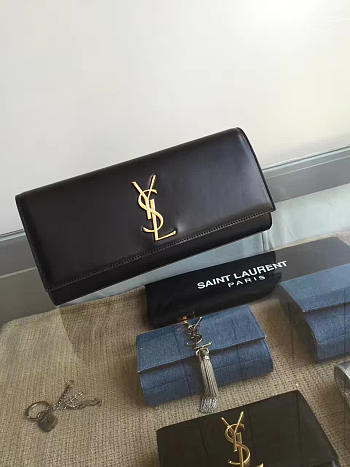 YSL Monogram Kate Clutch Smooth Leather 4949