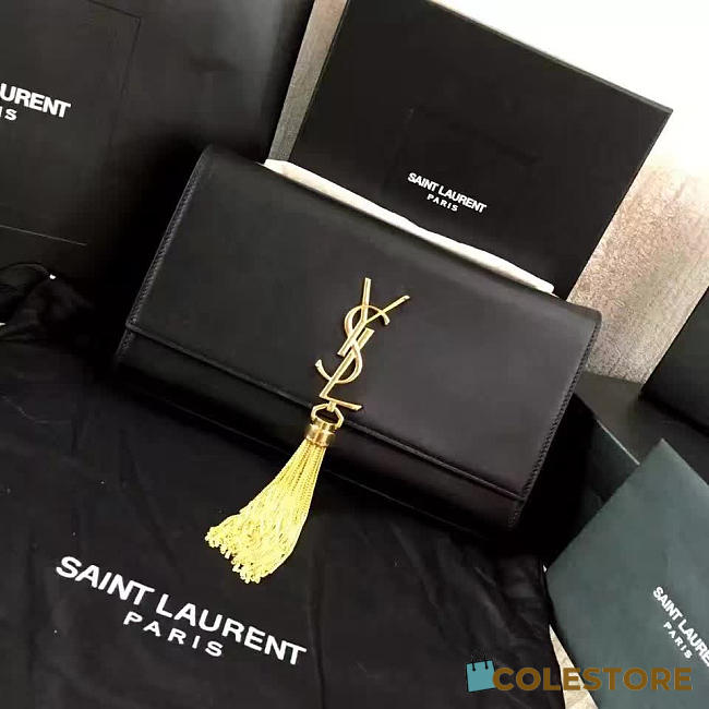 YSL Monogram Kate Bag With Gold Tassel 4983 - 1