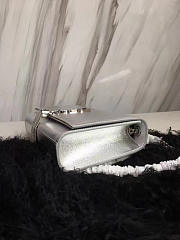 YSL Kate Cain Wallet With Tassel In Crinkled Metallic Leather 5003 - 6