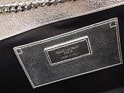 YSL Kate Cain Wallet With Tassel In Crinkled Metallic Leather 5003 - 2