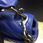 YSL Quilted Monogram College Blue 5070 - 6