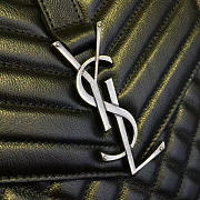 YSL Envelop Satchel Large Black 5128 - 5