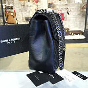 YSL Envelop Satchel Large Black 5128 - 3