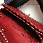 Chanel Red Oil Wax Leather Perfect Edge Bag A14041 VS05760 - 3