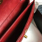 Chanel Red Oil Wax Leather Perfect Edge Bag A14041 VS05760 - 2