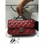 Chanel Quilted Calfskin Perfect Edge Bag Red Silver A14041 VS01256 - 6