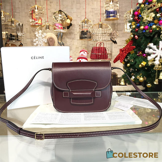Celine Leather Shoulder Bag Z954 - 1