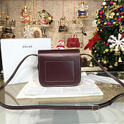 Celine Leather Shoulder Bag Z954 - 4