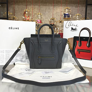 Celine Nano Leather Shoulder Bag Z1030