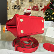 CohotBag delvaux mini brillant satchel grained calfskin leather red 1503 - 2