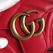 Colestore Gucci Marmont small matelassé shoulder bag style ‎443497 26cmx15cmx7cm  - 2