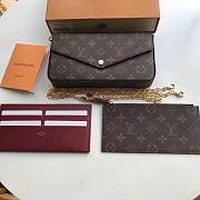  louis vuitton pochette CohotBag félicie monogram canvas m61276 - 4
