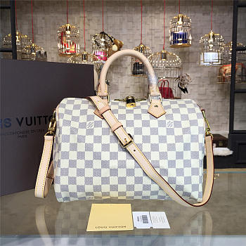 Colestore Louis Vuitton Speedy Bandoulière 30 Damier Azur Canvas