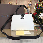 Louis Vuitton Capucines BB White 3448 - 1